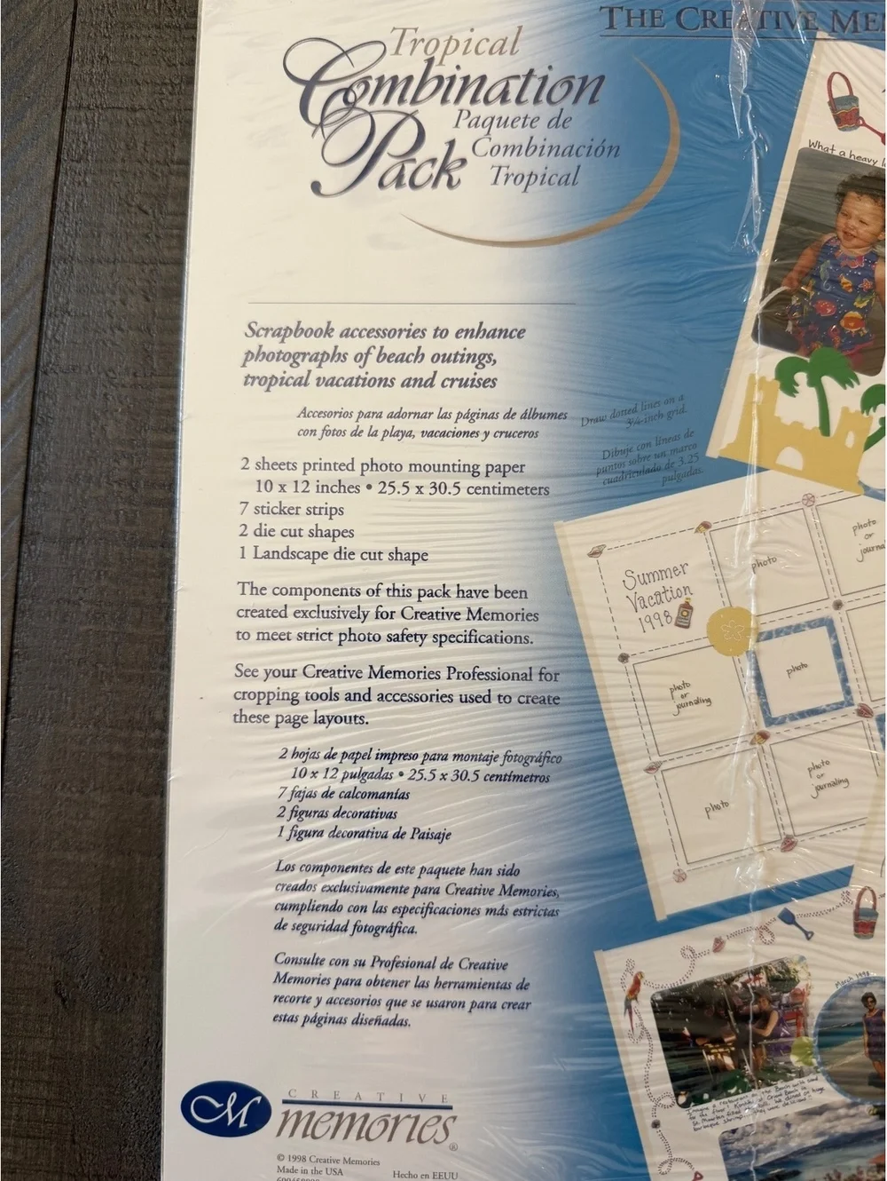 Creative Memories Tropical Combination Pack Scrapbooking Accessories from 1998